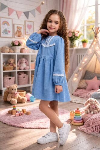 Rochita Helen Bleu Azur 6-9y